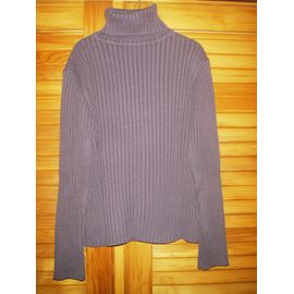Pull Côtelé Col Roulé Zara Children De Couleur Mauve ,Taille 10 /12 Ans ,55 % Acrylique ,45% Coton .