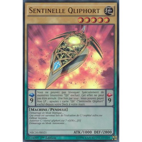 Sentinelle Qliphort Nech-Fr021 Utra Rare