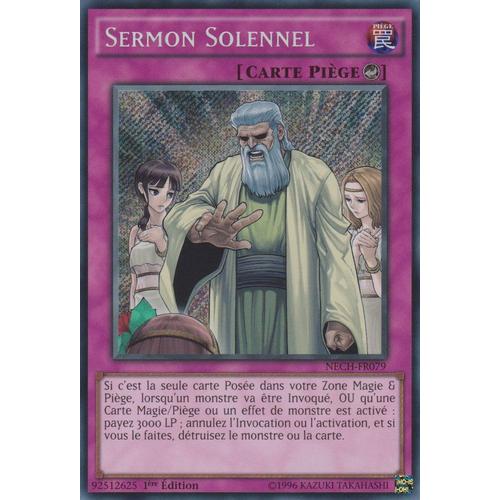 Yu Gi Oh! - Nech Fr079 - Sermon Solennel - Secret Rare