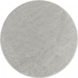 Tapis Rond Soula Crème 200x200 Rond Oeko Tex® En Polypropylène Doux Et Soyeux