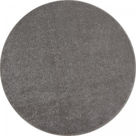 Tapis Rond Soula Beige 160x160 Rond Oeko Tex® En Polypropylène Doux Et Soyeux