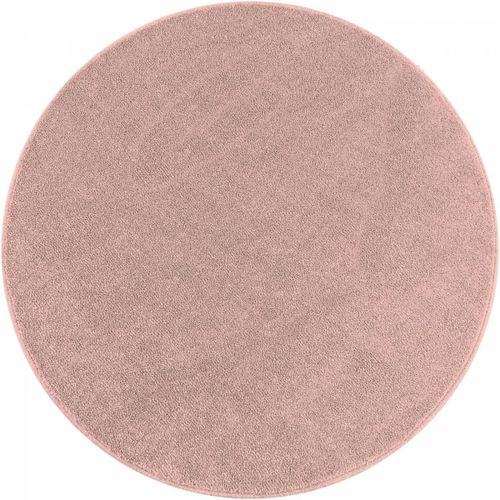 Tapis Rond Soula Marron 200x200 Rond Oeko Tex® En Polypropylène Doux Et Soyeux