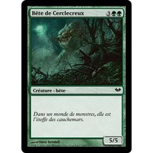Magic The Gathering - Bête De Cerclecreux (Hollowhenge Beast) - Obscure Ascension - Commune