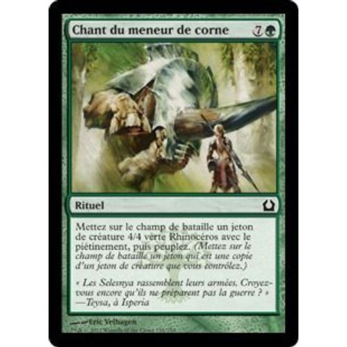 Magic The Gathering - Chant Du Meneur De Corne (Horncaller's Chant) - Retour Sur Ravnica - Commune