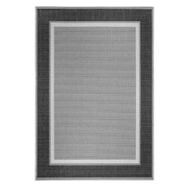 Tapis Salon Grato Gris 200x290 En Polypropylène Doux Et Soyeux