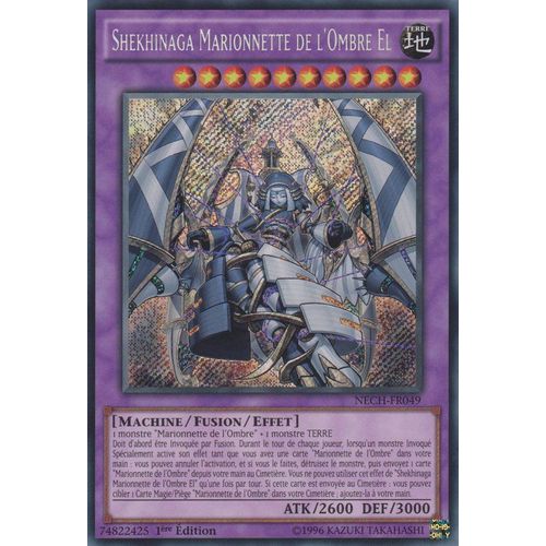 Yu Gi Oh! - Nech Fr049 - Shekhinaga Marionnette De L'ombre El - Secret Rare