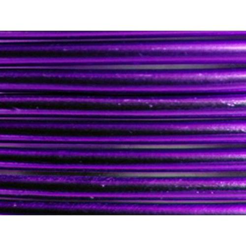 10 Mètres Fil Aluminium Aubergine 4mm