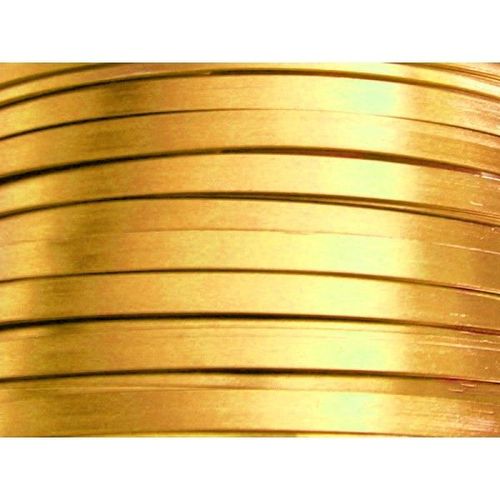 5 Mètres Fil Aluminium Plat Or 5mm Oasis ®