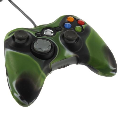 Housse Étui Silicone Camouflage Pour Manette Xbox 360