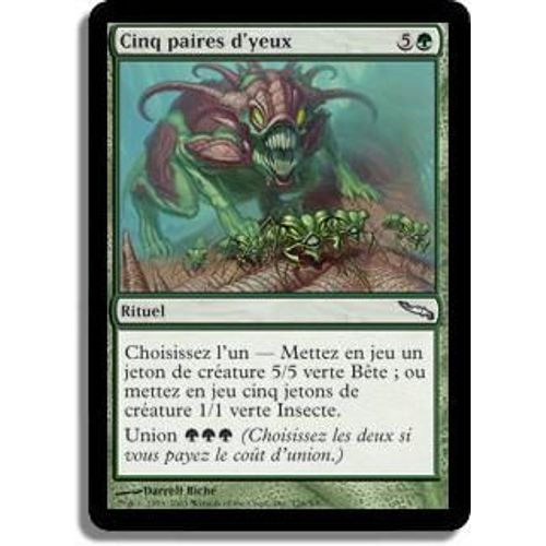 Magic The Gathering - Cinq Paires D'yeux (One Dozen Eyes) - Mirrodin - Unco