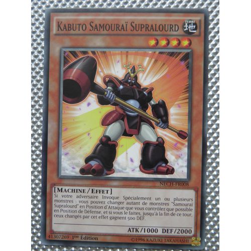 Yu-Gi-Oh - Kabuto Samouraï Supralourd - Nech-Fr008 - Commune