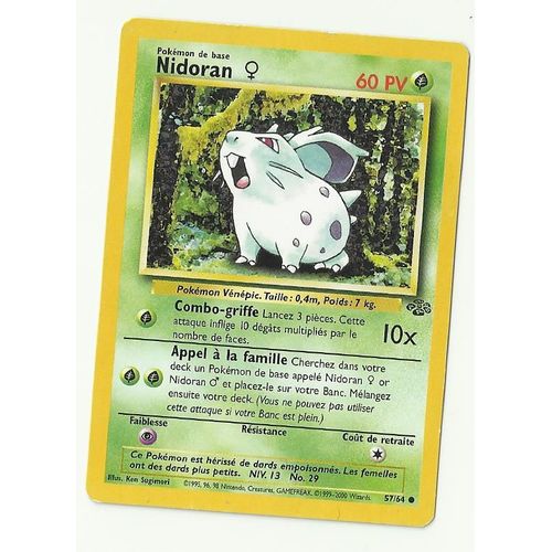 Pokémon - Nidoran Femelle - Jungle 57/64