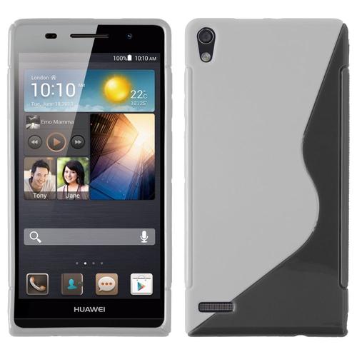 Ego Coque Arrière S-Case Semi-Rigide Pour Huawei   Ascend Y300 White Trans