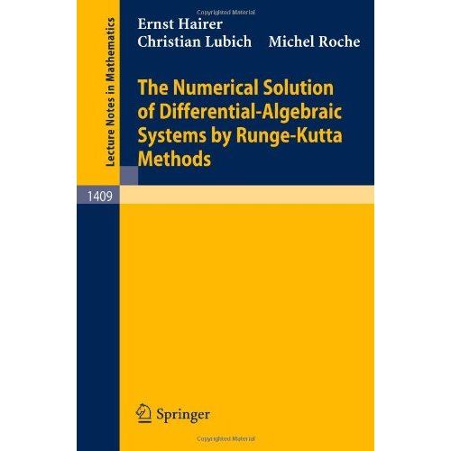 The Numerical Solution Of Differential-Algebraic Systems By Runge-Kutta Methods