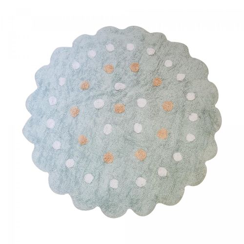 Tapis Rond Fait Main Sunny Line Beige 80x80 En Jute Care&fair