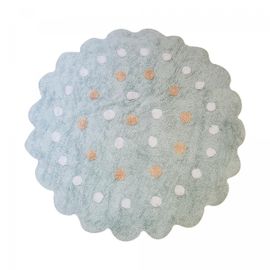 Tapis Rond Fait Main Sunny Line Beige 80x80 En Jute Care&fair