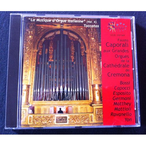 Musique D'orgue Italienne Vol. 10 : Bossi, Capocci, Esposito, Germani, Mattioli, Ravanello