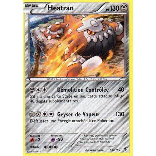 Carte Pokemon Heatran 63/119 Rare Holo - Vigueur Spectrale - Vf