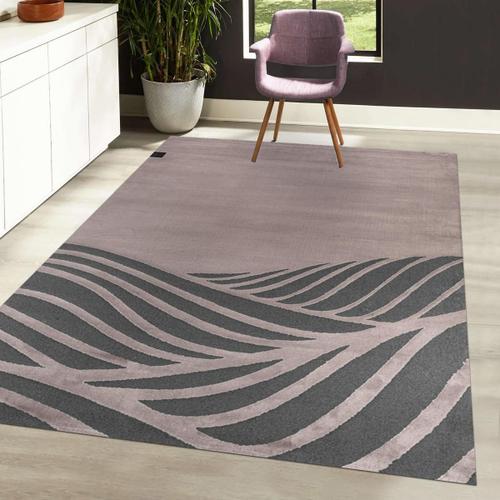 Tapis Salon 160x230 Palm Rose De La Collection Guy Laroche