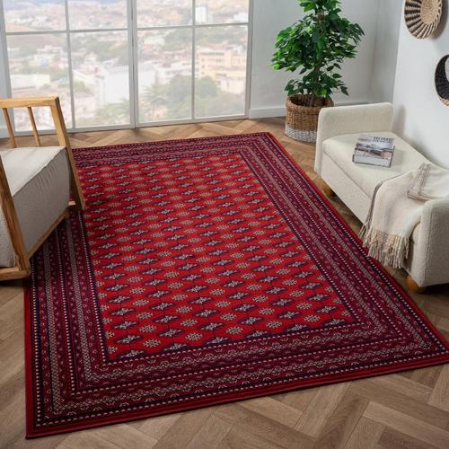 Tapis Orient Style Boukhara Luxe Rouge 200x290 Oeko Tex®