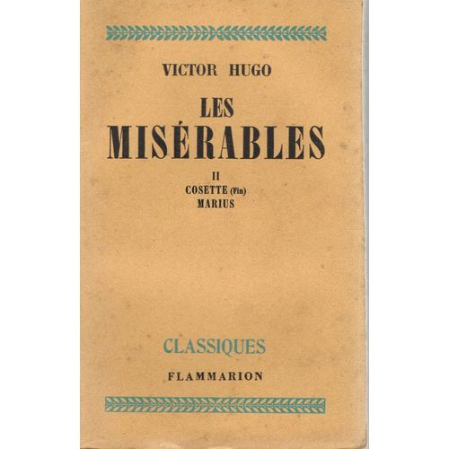 Les Misérables Ii - Cosette (Fin) - Marius