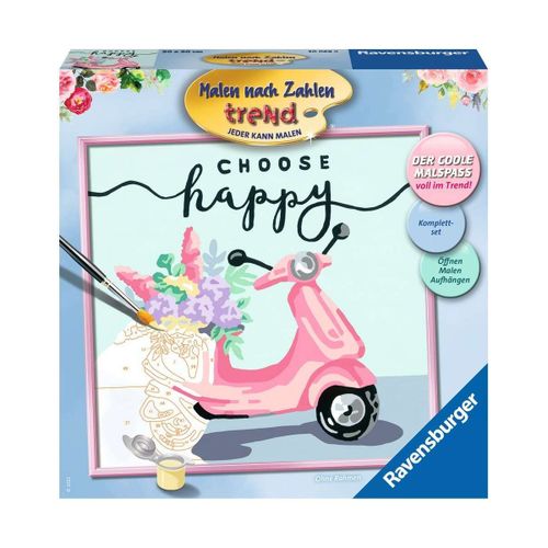 Ravensburger Peinture Sur Numéro Série C (Tendance) Carré Choisir Heureux
