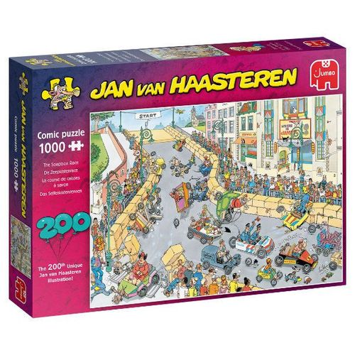 Puzzle Géant Jan Van Haasteren The Soapbox Race - 1000 Pièces