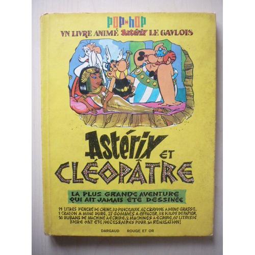 Asterix Et Cleopatre Pop Hop Un Livre Anime Asterix Le Gaulois