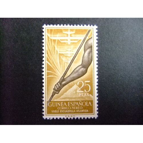 Guinea Ecuatorial 1957 - Conmemorativo Del Vuelo Escuadrilla " Atlantida " Edifil Nº Pa 368 **Mnh