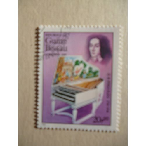 Timbre "Guine Bissau 1985 :Pergolèse :1710-1736".