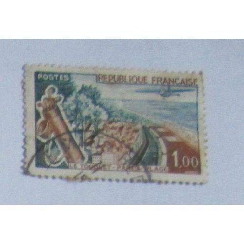 Timbre Oblitéré, France, Le Touquet 