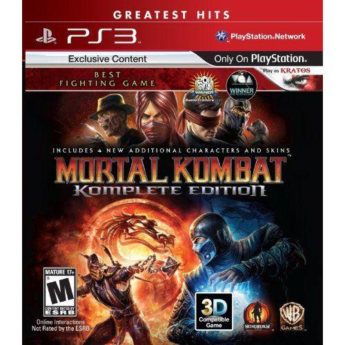 Mortal Kombat Komplete Edition Ps3 Us Version