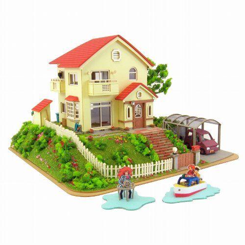 1/150 Sosuke Ponyo House Ponyo On A Cliff By The Sea Mk07-08 [Toy] (Japan Import)