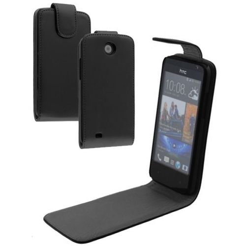 Etui A Rabat En Simili Cuir Pour Htc Desire 310 Noir