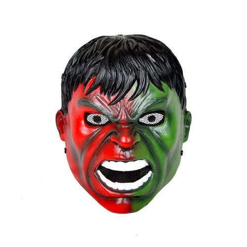 Masque Airsoft Paintball Protection Grille Grillage Fibre De Verre Qualité Compound Hulk Vert Rouge Fusion Comics Avengers Costume Déguisement Cosplay Soirée Fête Halloween Collection Super Héros