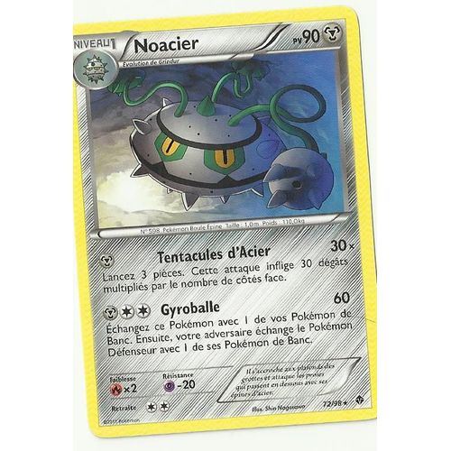 Carte Pokémon 72/98 Noacier 90 Pv Pouvoirs Emergents Neuf Fr