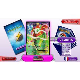 Florges Ex Full Art 116/119 160pv Xy 4 Vigueur Spectrale - Booster Optimisé Attaque Eclair De 10 Cartes Pokemon Francaises