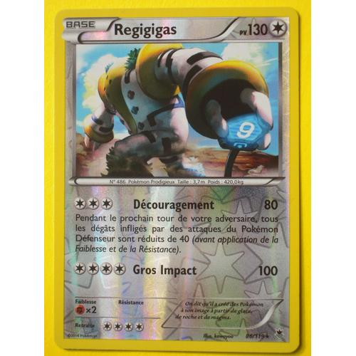 Regigigas  Reverse - X.Y4 Vigueur Spectrale - 86/119