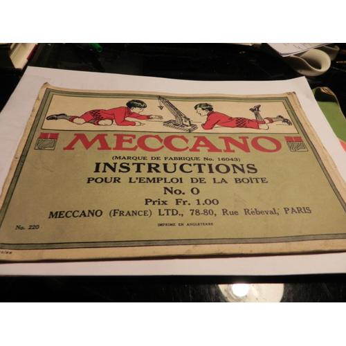 Meccano Ltd/Instructions 0 3 