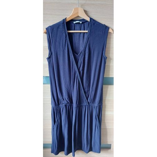 Robe Bleu Marine Taille 38 Promod