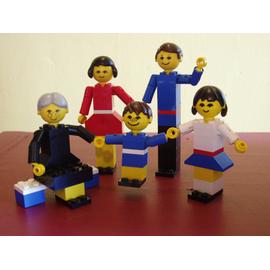 LEGO 200 - Famille LEGO 5 personnages - Année 1974 - vintage RARE