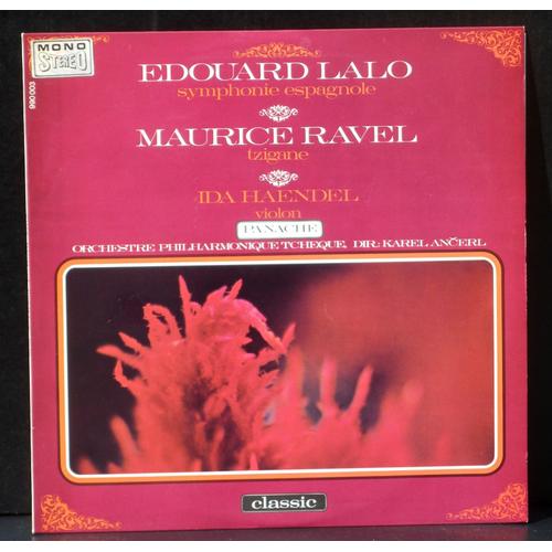 Lalo Symph.Espagnole - Ravel Tzigane - Ida Haendel Karel Ancerl