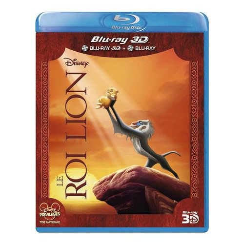 Le Roi Lion - Blu-Ray 3d + Blu-Ray 2d