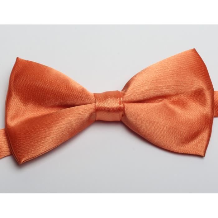 Noeud Papillon Orange Enfant Uni Bowtie Kids Solid