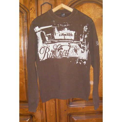 Pull Marron Marque Rip Curl - Taille L/Xl 