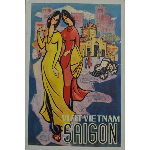 Afiche Vietnam Saigon
