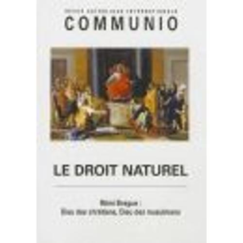 Le Droit Naturel - Communio N°209