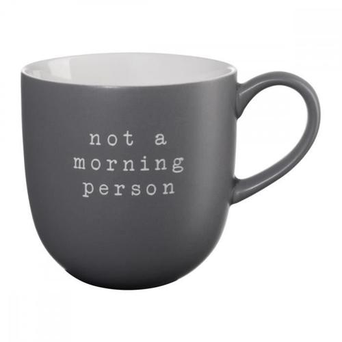 Mug 350ml Not A Morning Person - Asa - Gris Foncé -