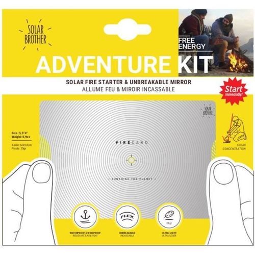 Allume-Feu Solaire Et Miroir Solar Brother Adventure Kit