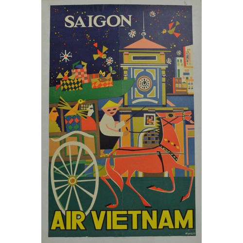 Affiche Vietnam Saigon